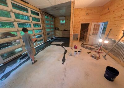 residential epoxy flake