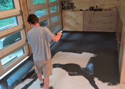 residential epoxy flake