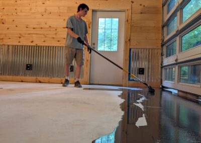 residential epoxy flake